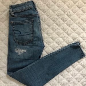 Distressed American Eagle jeans